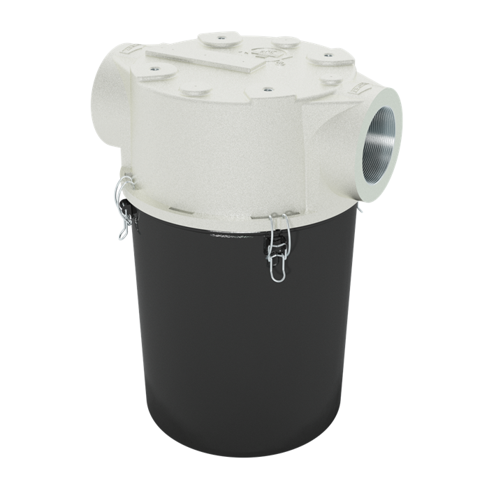 Inlet Filter Silencer with Weatherhood and Advanced Silencing Technology for Blower, Fan, or Compressor with Paper Element