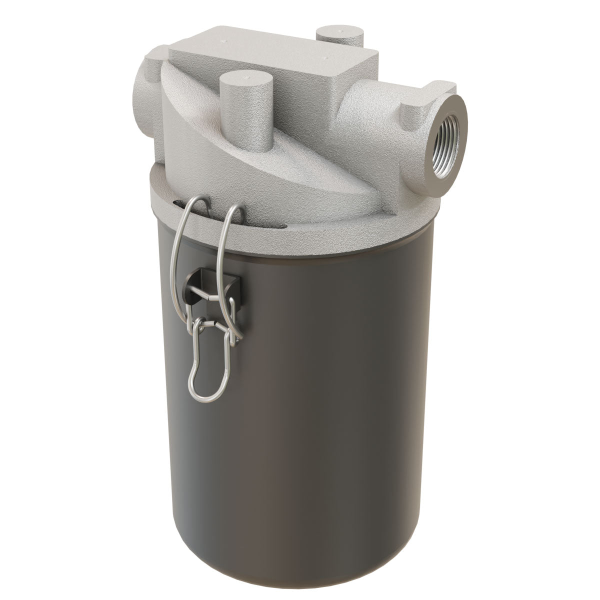 Inlet Filter Silencer with Weatherhood and Advanced Silencing Technology for Blower, Fan, or Compressor with Paper Element