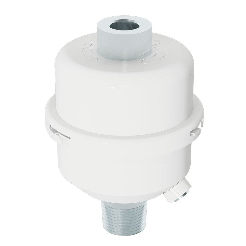 Inlet Filter Silencer with Weatherhood and Advanced Silencing Technology for Blower, Fan, or Compressor with Paper Element