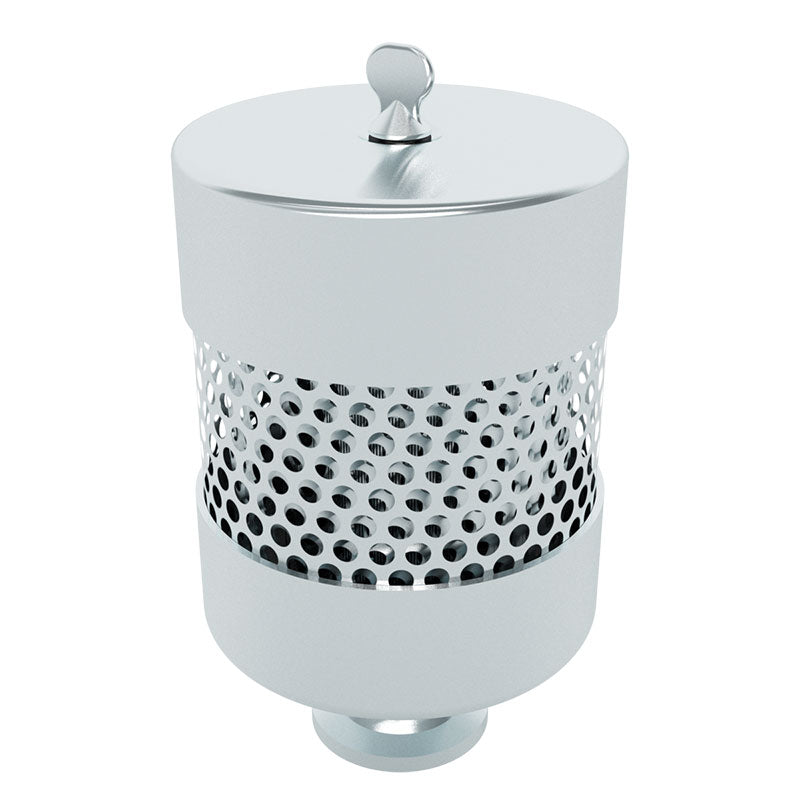 Inlet Filter Silencer with Weatherhood and Advanced Silencing Technology for Blower, Fan, or Compressor with Paper Element