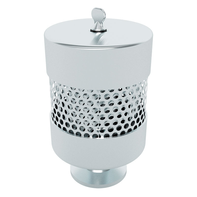 Inlet Filter Silencer with Weatherhood and Advanced Silencing Technology for Blower, Fan, or Compressor with Paper Element