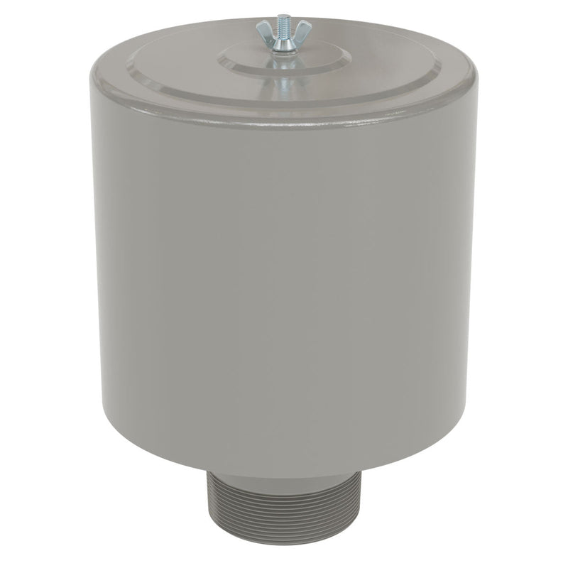 Inlet Filter Silencer with Weatherhood and Advanced Silencing Technology for Blower, Fan, or Compressor with Paper Element