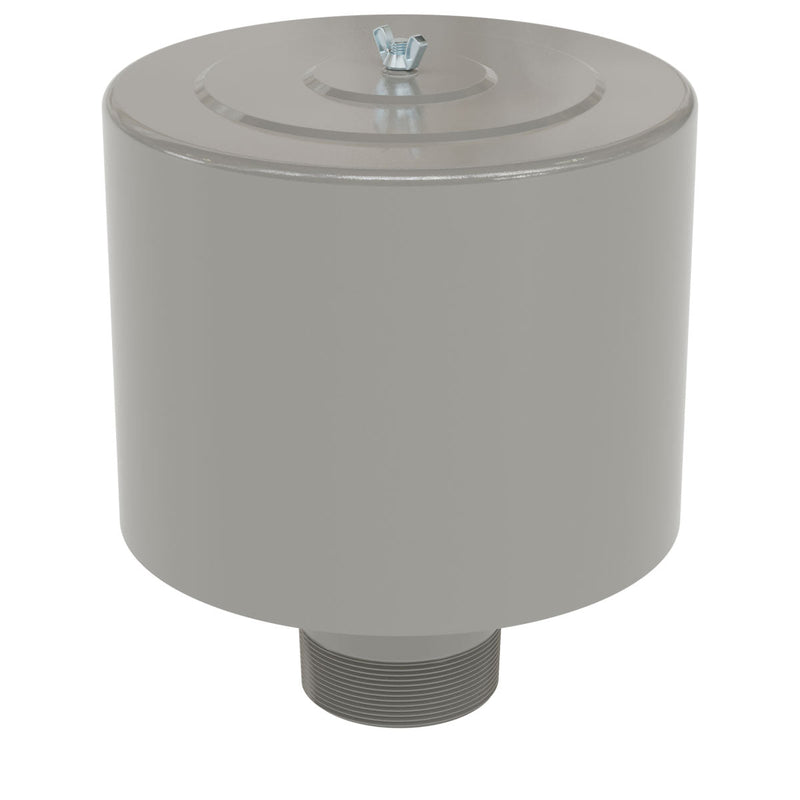 Inlet Filter Silencer with Weatherhood and Advanced Silencing Technology for Blower, Fan, or Compressor with Paper Element