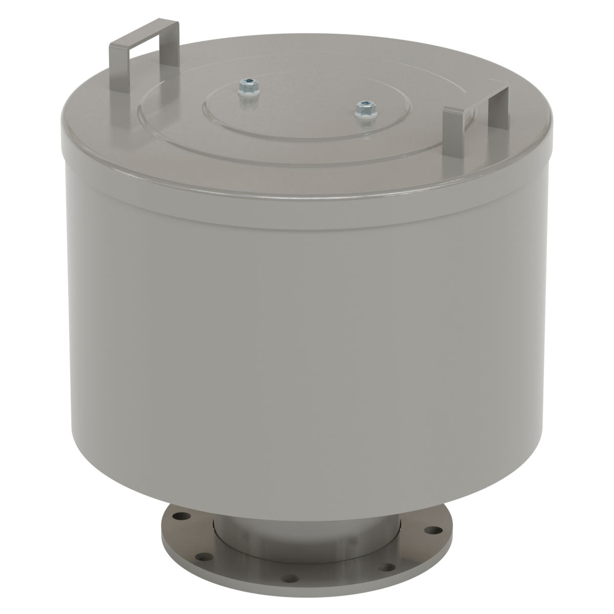 Inlet Filter Silencer with Weatherhood and Advanced Silencing Technology for Blower, Fan, or Compressor with Paper Element