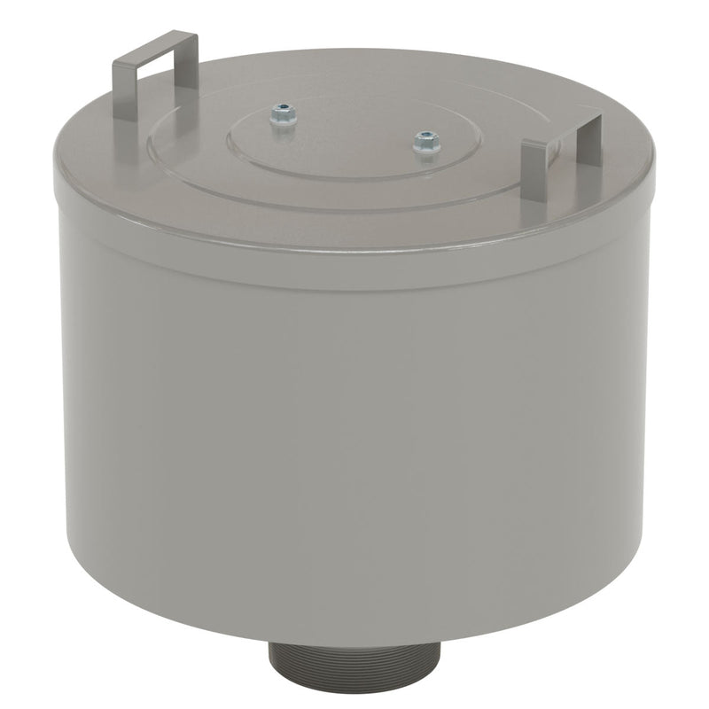 Inlet Filter Silencer with Weatherhood and Advanced Silencing Technology for Blower, Fan, or Compressor with Paper Element