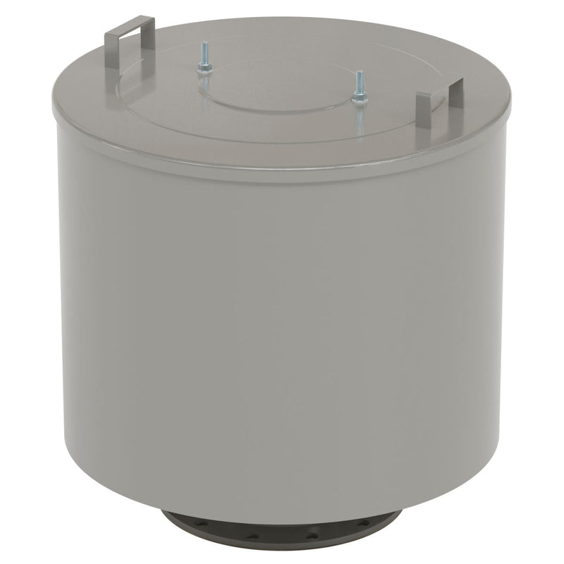 Inlet Filter Silencer with Weatherhood and Advanced Silencing Technology for Blower, Fan, or Compressor with Paper Element