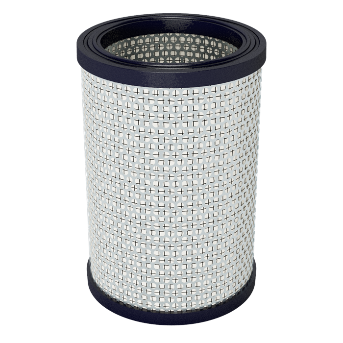 Inlet Filter Silencer with Weatherhood and Advanced Silencing Technology for Blower, Fan, or Compressor with Paper Element