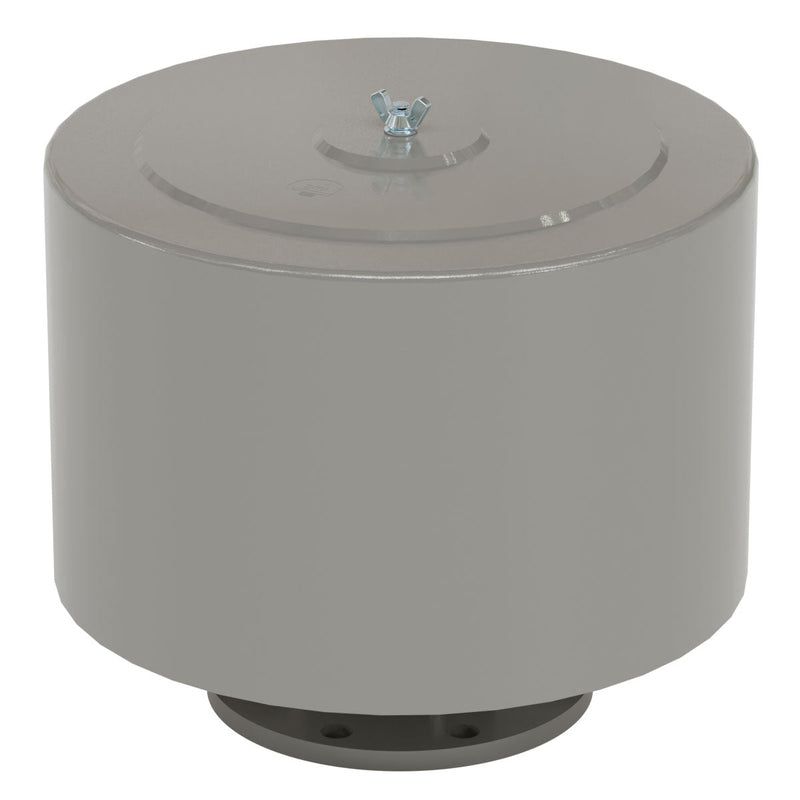 Inlet Filter Silencer with Weatherhood and Advanced Silencing Technology for Blower, Fan, or Compressor with Paper Element