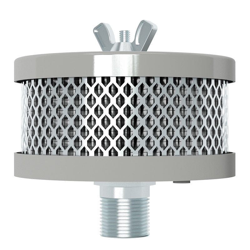 Inlet Filter Silencer with Weatherhood and Advanced Silencing Technology for Blower, Fan, or Compressor with Paper Element