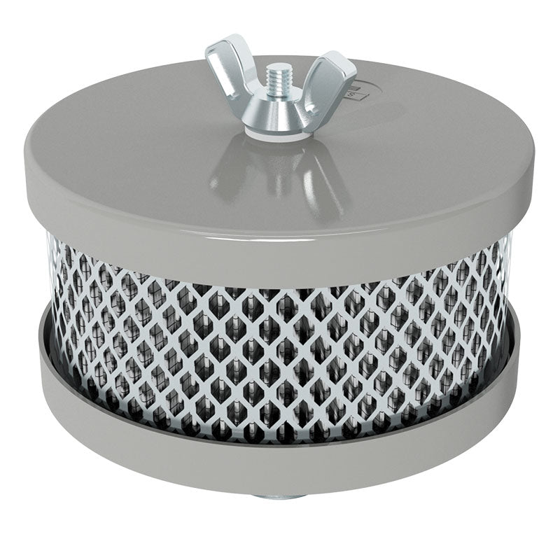 Inlet Filter Silencer with Weatherhood and Advanced Silencing Technology for Blower, Fan, or Compressor with Paper Element