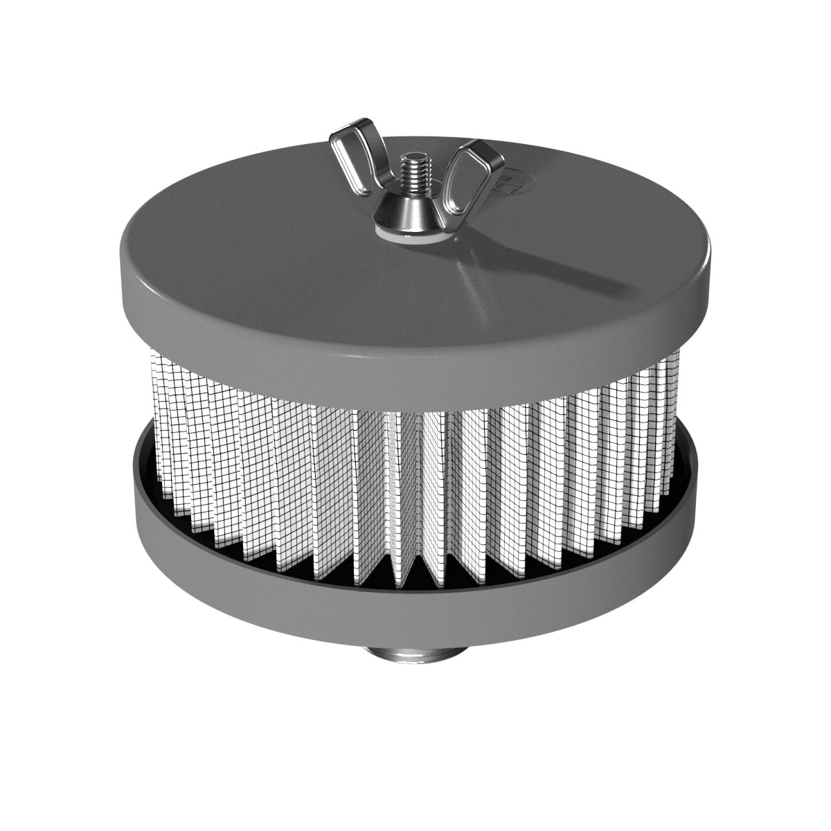 Inlet Filter Silencer with Weatherhood and Advanced Silencing Technology for Blower, Fan, or Compressor with Paper Element