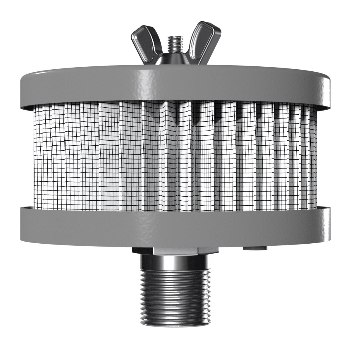 Inlet Filter Silencer with Weatherhood and Advanced Silencing Technology for Blower, Fan, or Compressor with Paper Element