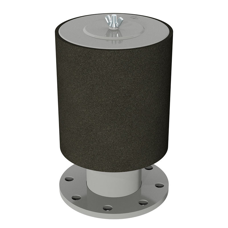 Inlet Filter Silencer with Weatherhood and Advanced Silencing Technology for Blower, Fan, or Compressor with Paper Element