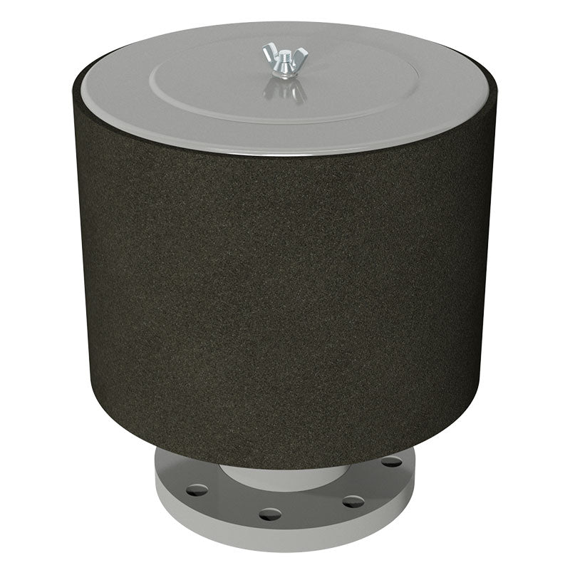 Inlet Filter Silencer with Weatherhood and Advanced Silencing Technology for Blower, Fan, or Compressor with Paper Element