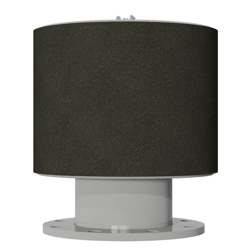 Inlet Filter Silencer with Weatherhood and Advanced Silencing Technology for Blower, Fan, or Compressor with Paper Element