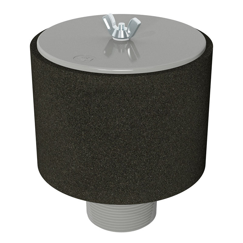 Inlet Filter Silencer with Weatherhood and Advanced Silencing Technology for Blower, Fan, or Compressor with Paper Element