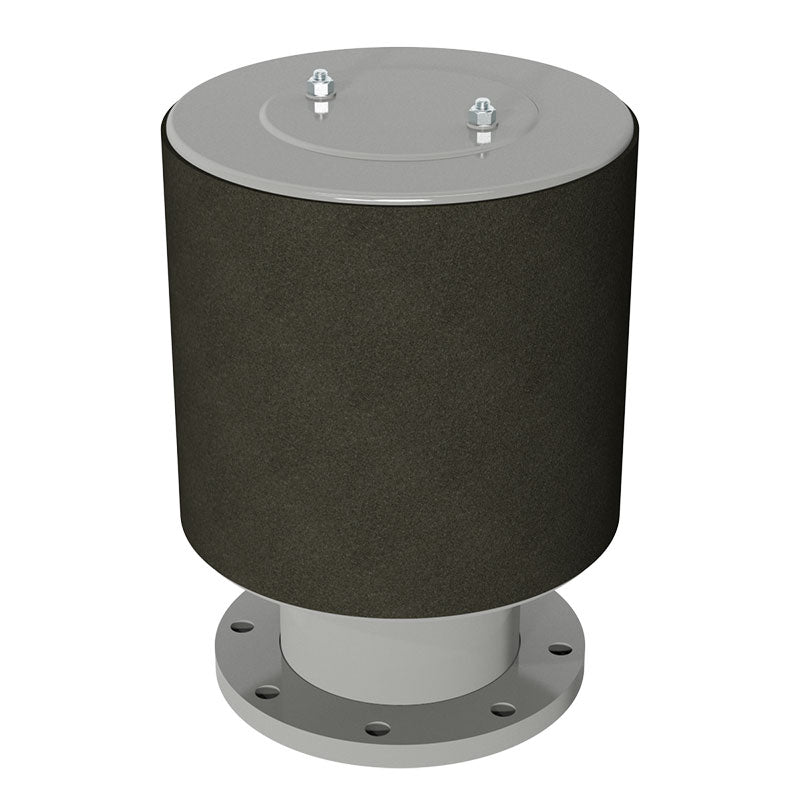 Inlet Filter Silencer with Weatherhood and Advanced Silencing Technology for Blower, Fan, or Compressor with Paper Element