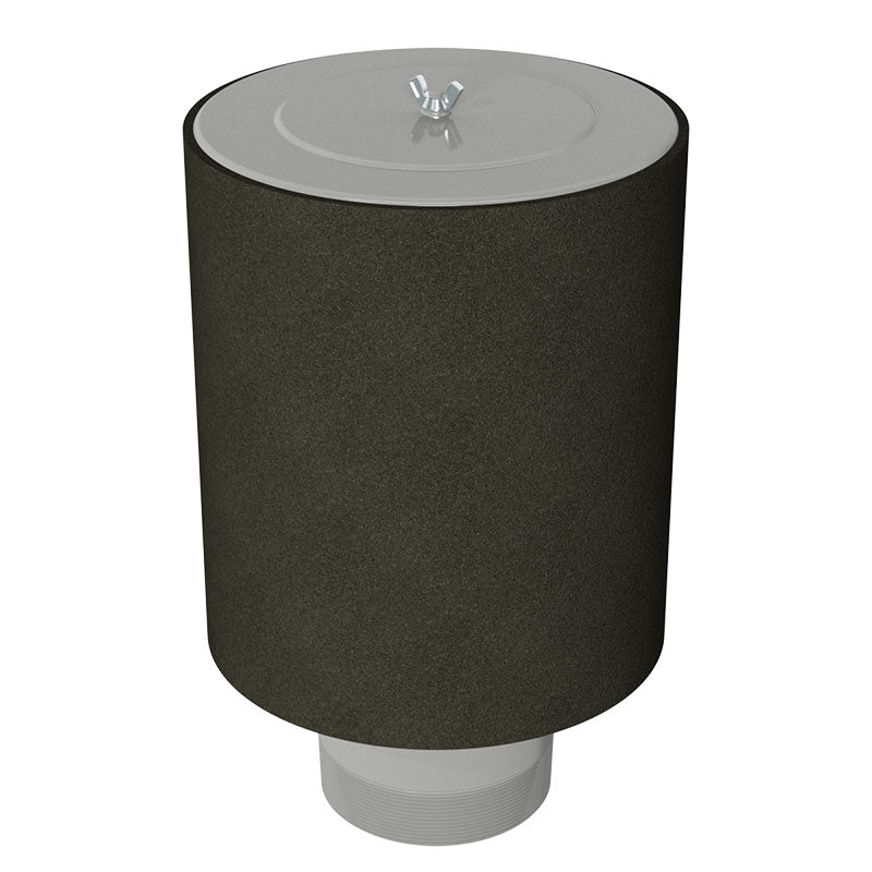 Inlet Filter Silencer with Weatherhood and Advanced Silencing Technology for Blower, Fan, or Compressor with Paper Element