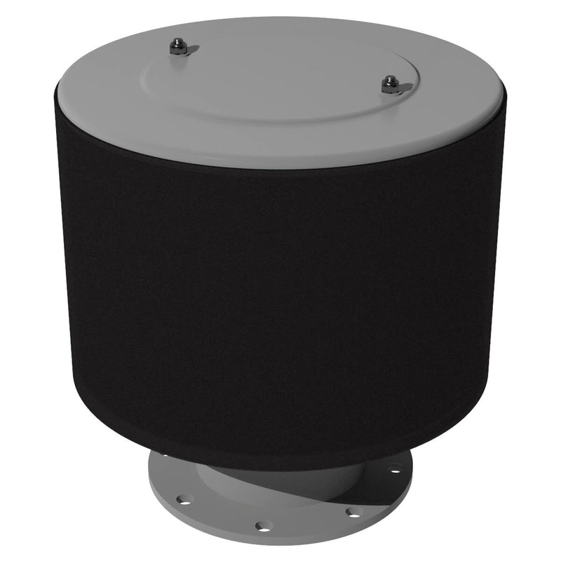 Inlet Filter Silencer with Weatherhood and Advanced Silencing Technology for Blower, Fan, or Compressor with Paper Element