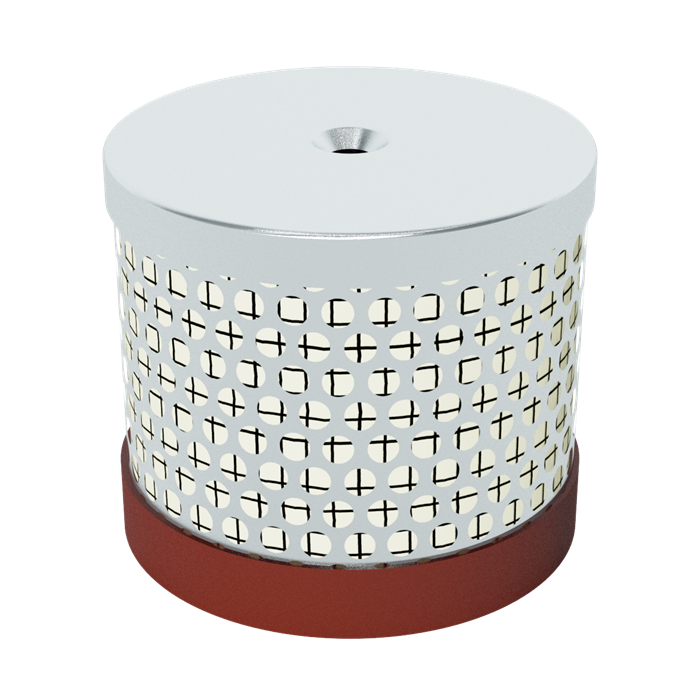 Inlet Filter Silencer with Weatherhood and Advanced Silencing Technology for Blower, Fan, or Compressor with Paper Element