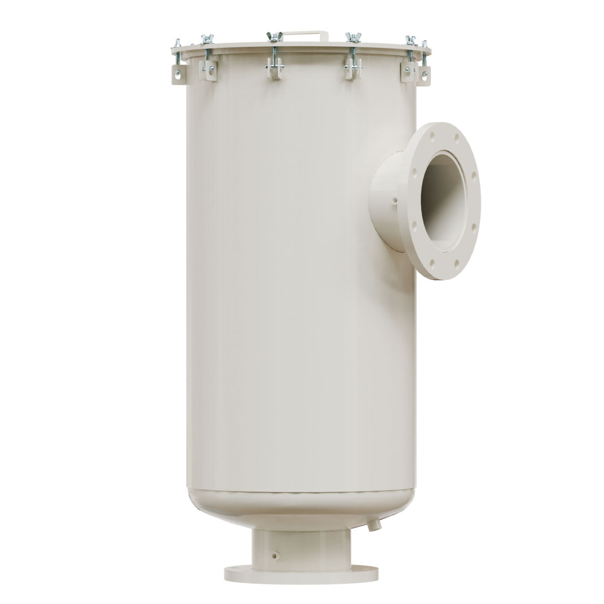 Inlet Filter Silencer with Weatherhood and Advanced Silencing Technology for Blower, Fan, or Compressor with Paper Element