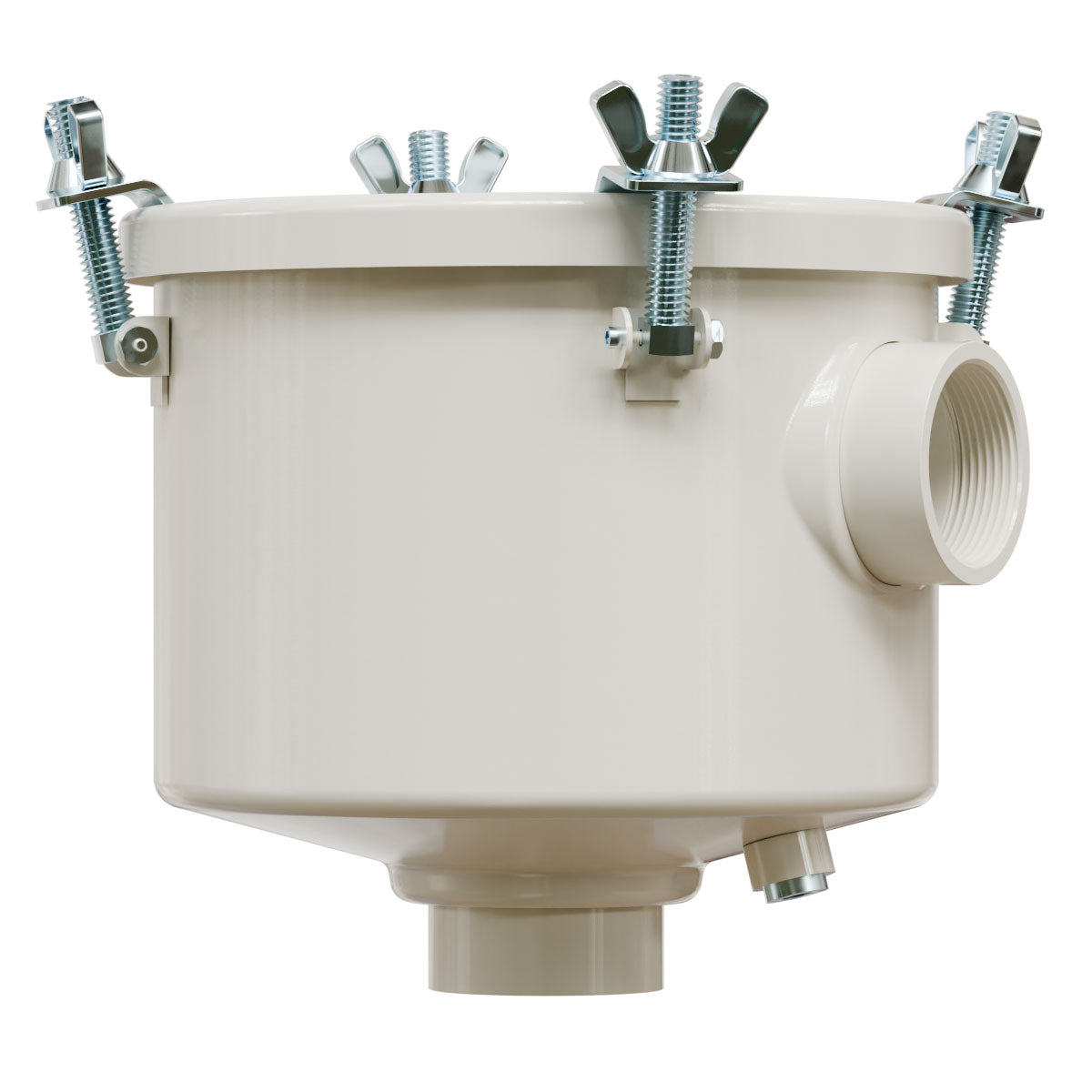 Inlet Filter Silencer with Weatherhood and Advanced Silencing Technology for Blower, Fan, or Compressor with Paper Element