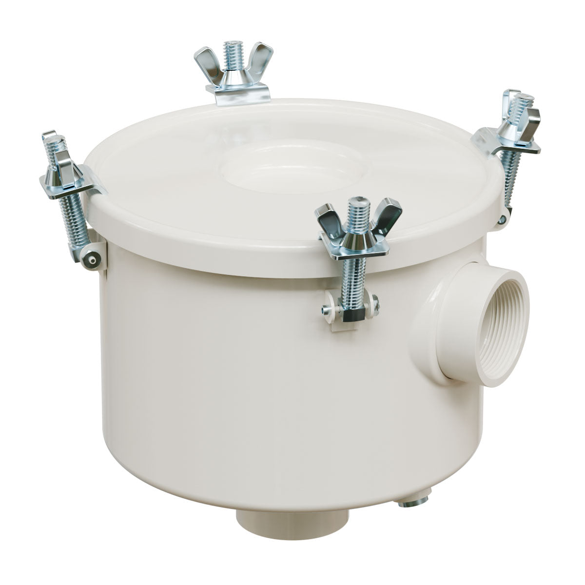 Inlet Filter Silencer with Weatherhood and Advanced Silencing Technology for Blower, Fan, or Compressor with Paper Element