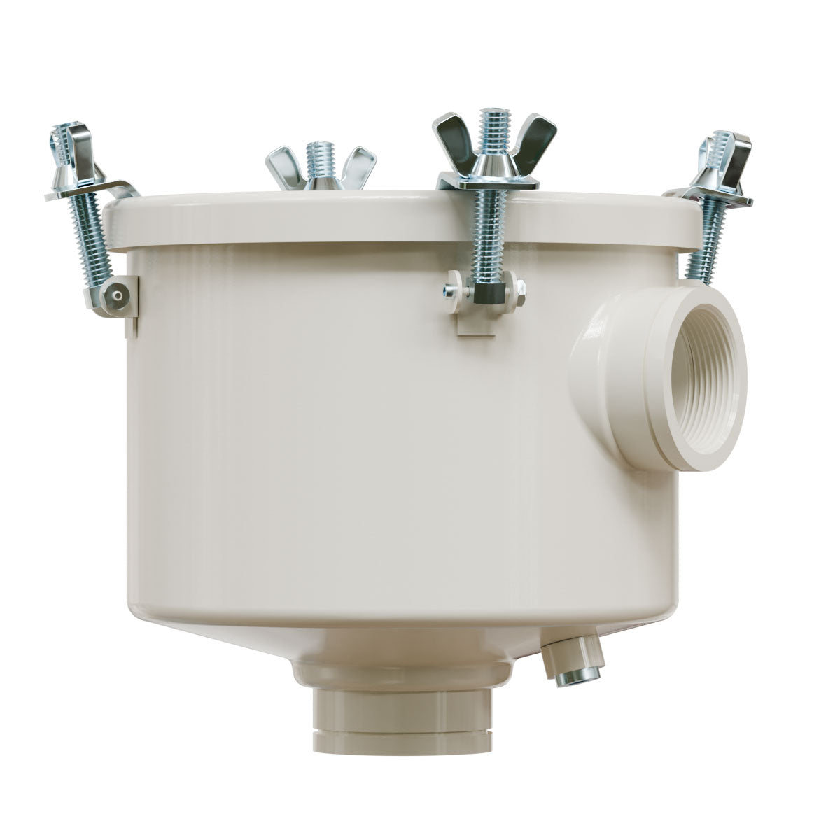 Inlet Filter Silencer with Weatherhood and Advanced Silencing Technology for Blower, Fan, or Compressor with Paper Element