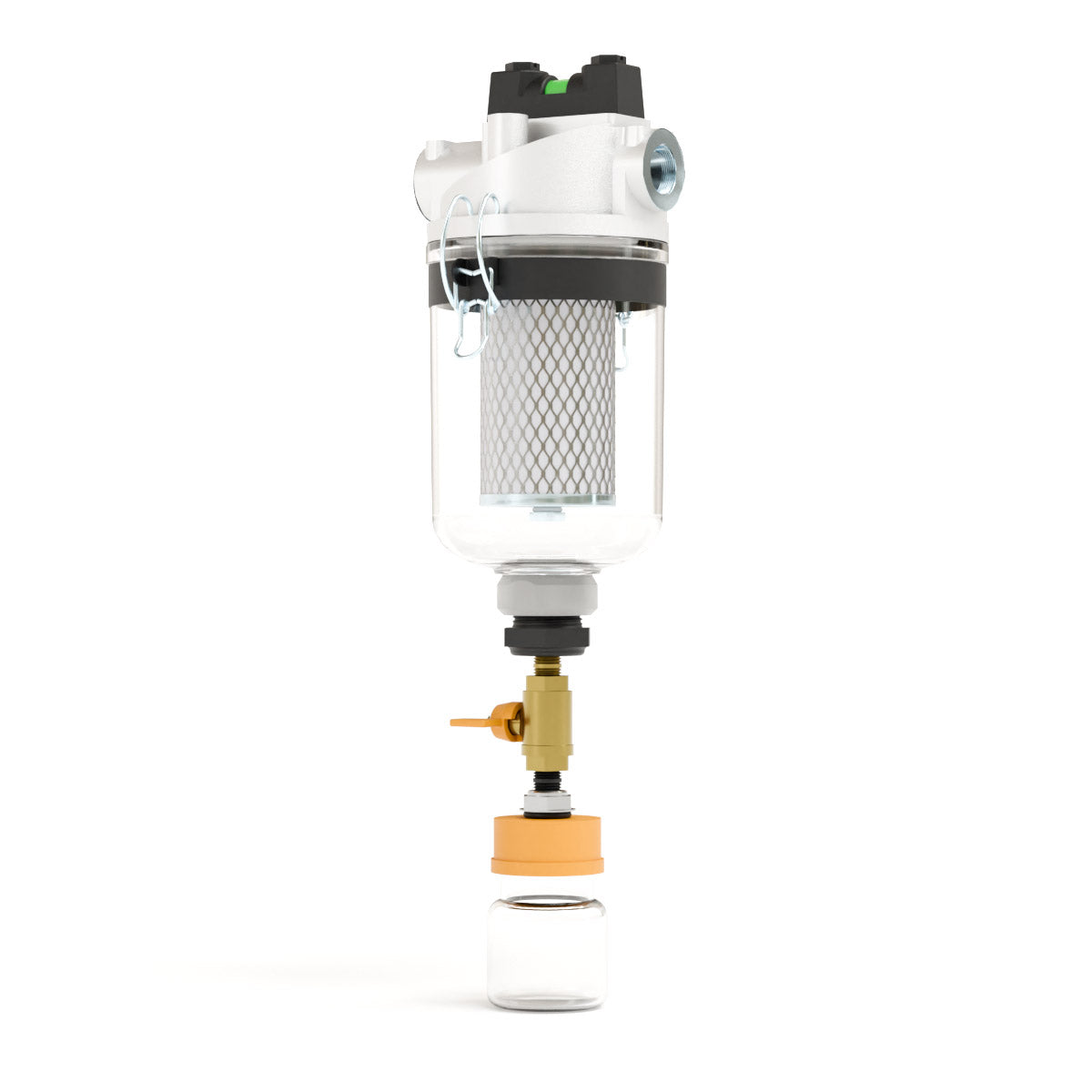 Inlet Filter Silencer with Weatherhood and Advanced Silencing Technology for Blower, Fan, or Compressor with Paper Element