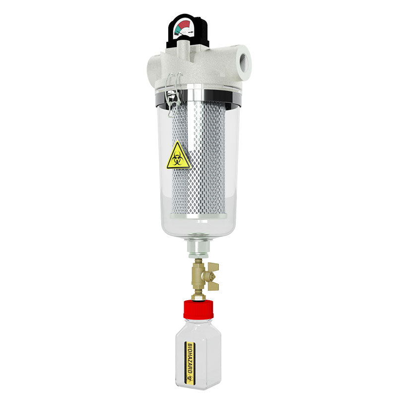 Inlet Filter Silencer with Weatherhood and Advanced Silencing Technology for Blower, Fan, or Compressor with Paper Element