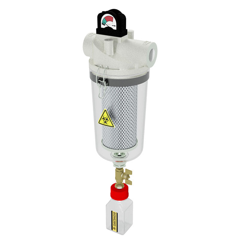 Inlet Filter Silencer with Weatherhood and Advanced Silencing Technology for Blower, Fan, or Compressor with Paper Element