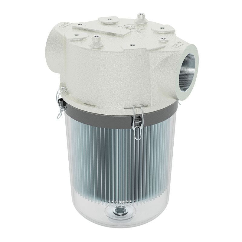 Inlet Filter Silencer with Weatherhood and Advanced Silencing Technology for Blower, Fan, or Compressor with Paper Element