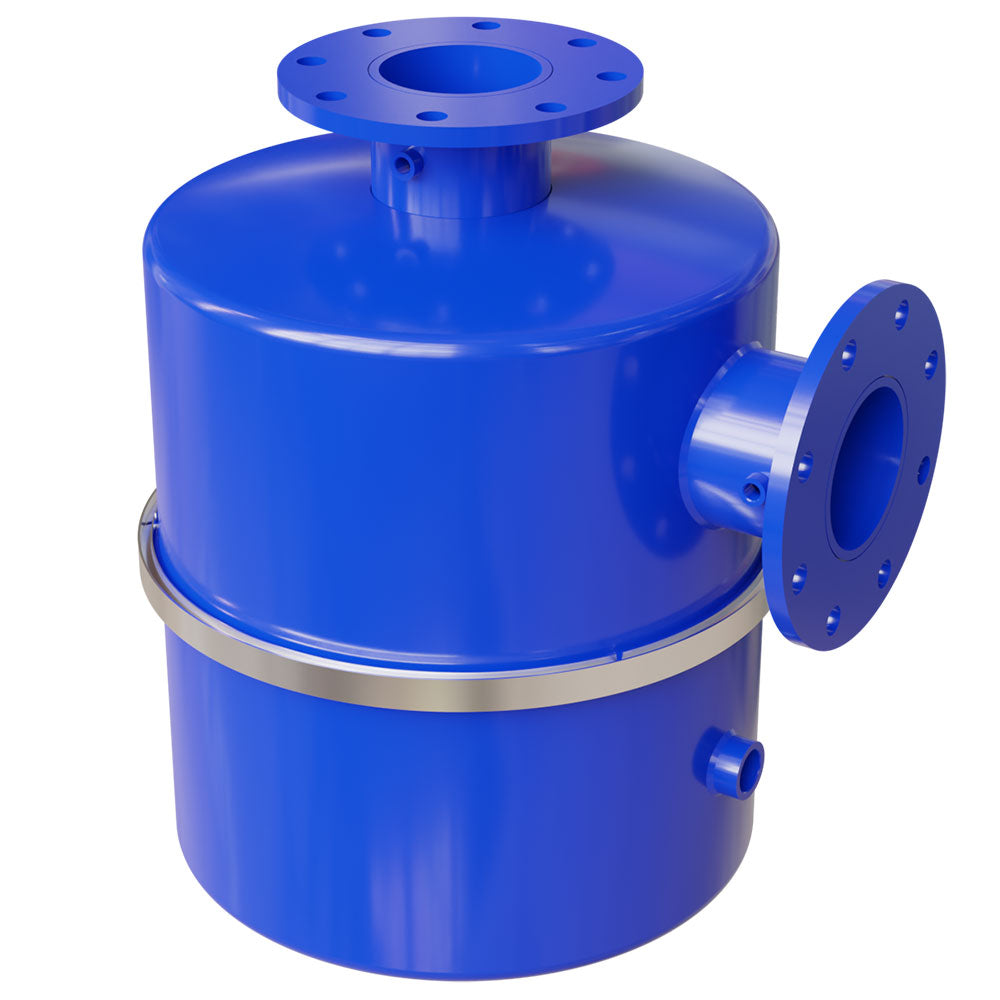 Inlet Filter Silencer with Weatherhood and Advanced Silencing Technology for Blower, Fan, or Compressor with Paper Element