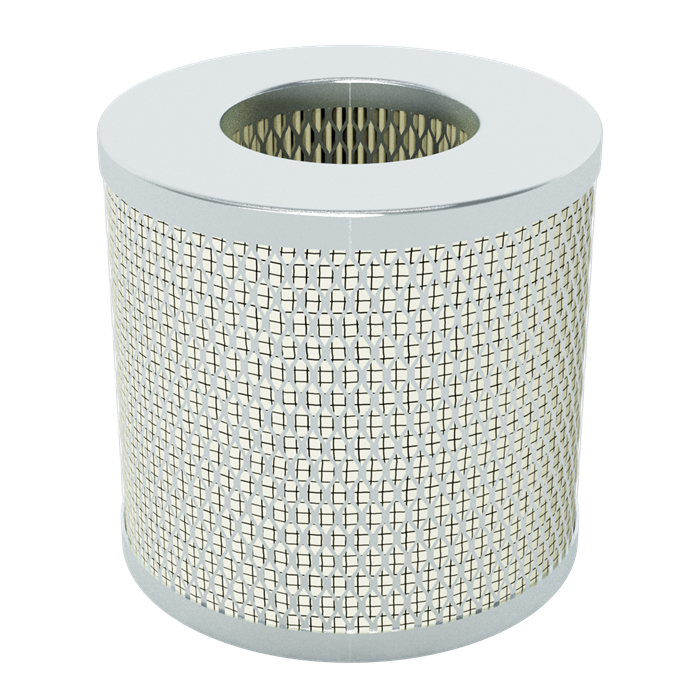 Inlet Filter Silencer with Weatherhood and Advanced Silencing Technology for Blower, Fan, or Compressor with Paper Element
