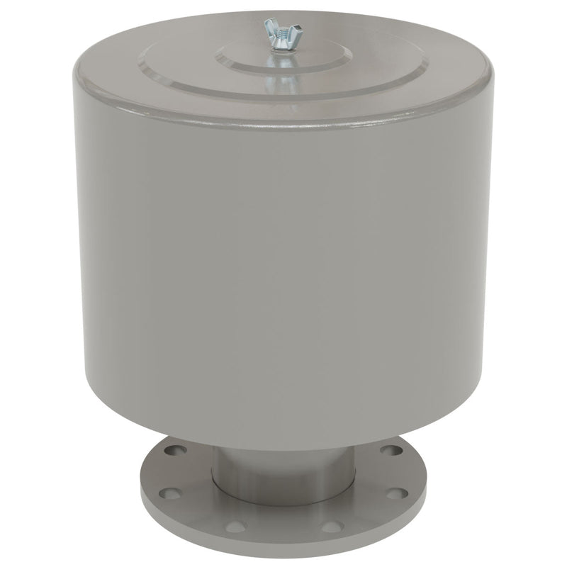 Inlet Filter Silencer with Weatherhood and Advanced Silencing Technology for Blower, Fan, or Compressor with Paper Element