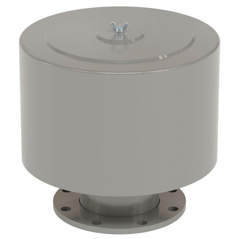 Inlet Filter Silencer with Weatherhood and Advanced Silencing Technology for Blower, Fan, or Compressor with Paper Element