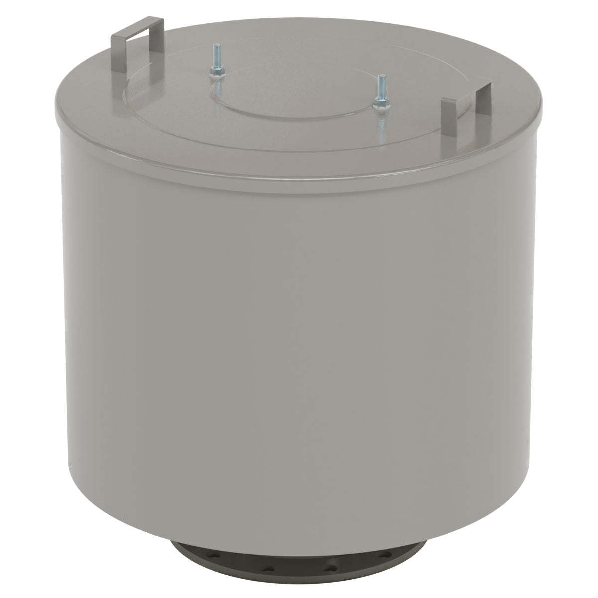 Inlet Filter Silencer with Weatherhood and Advanced Silencing Technology for Blower, Fan, or Compressor with Paper Element