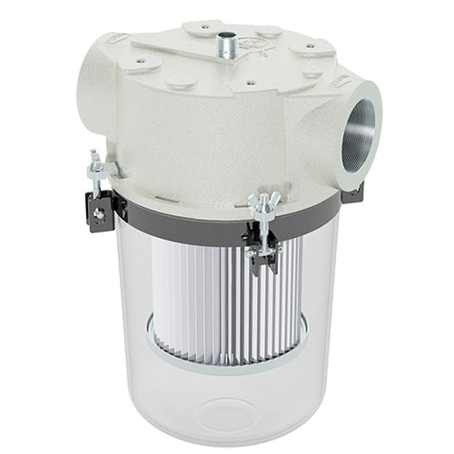 Inlet Filter Silencer with Weatherhood and Advanced Silencing Technology for Blower, Fan, or Compressor with Paper Element