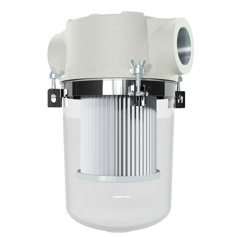 Inlet Filter Silencer with Weatherhood and Advanced Silencing Technology for Blower, Fan, or Compressor with Paper Element