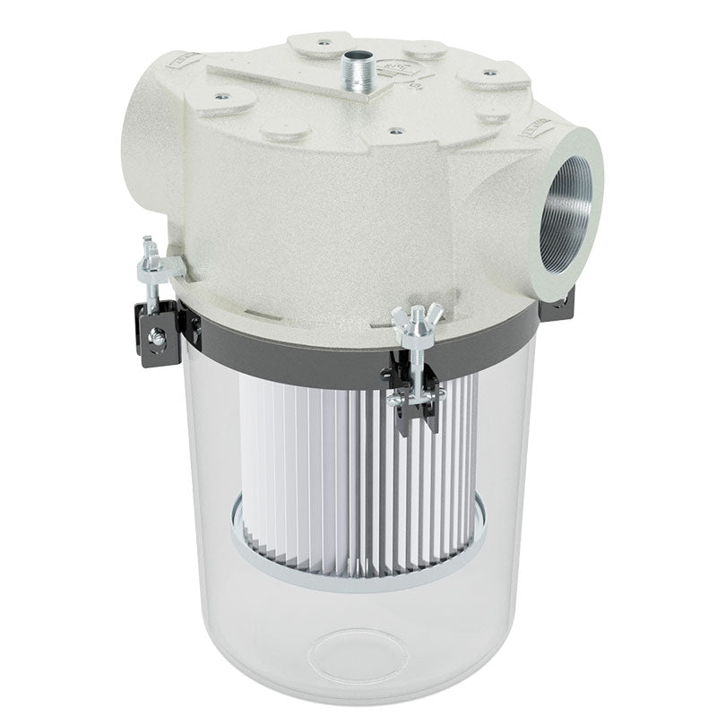 Inlet Filter Silencer with Weatherhood and Advanced Silencing Technology for Blower, Fan, or Compressor with Paper Element