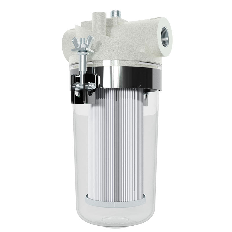 Inlet Filter Silencer with Weatherhood and Advanced Silencing Technology for Blower, Fan, or Compressor with Paper Element
