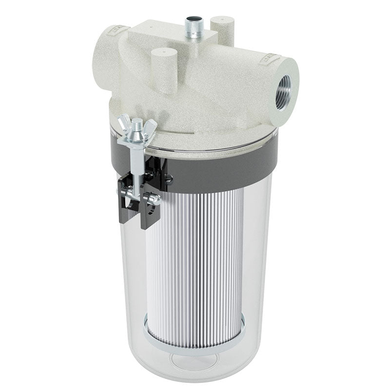 Inlet Filter Silencer with Weatherhood and Advanced Silencing Technology for Blower, Fan, or Compressor with Paper Element