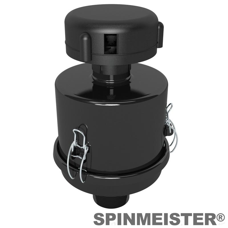 Inlet Filter Silencer with Weatherhood and Advanced Silencing Technology for Blower, Fan, or Compressor with Paper Element