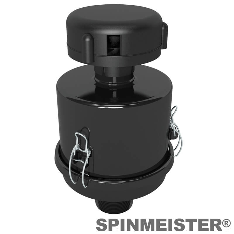 Inlet Filter Silencer with Weatherhood and Advanced Silencing Technology for Blower, Fan, or Compressor with Paper Element