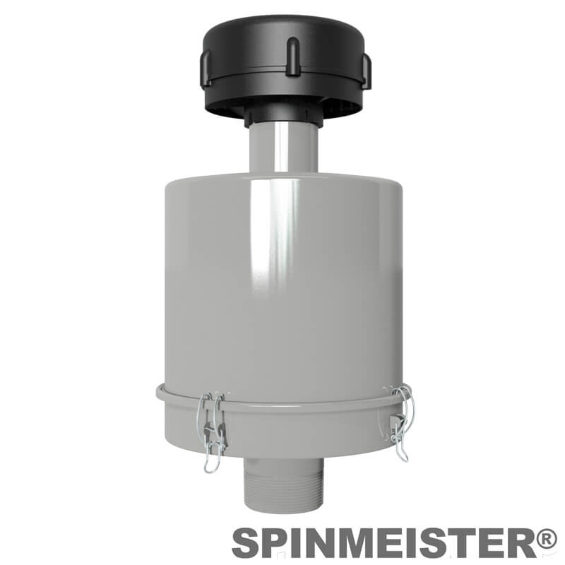 Inlet Filter Silencer with Weatherhood and Advanced Silencing Technology for Blower, Fan, or Compressor with Paper Element