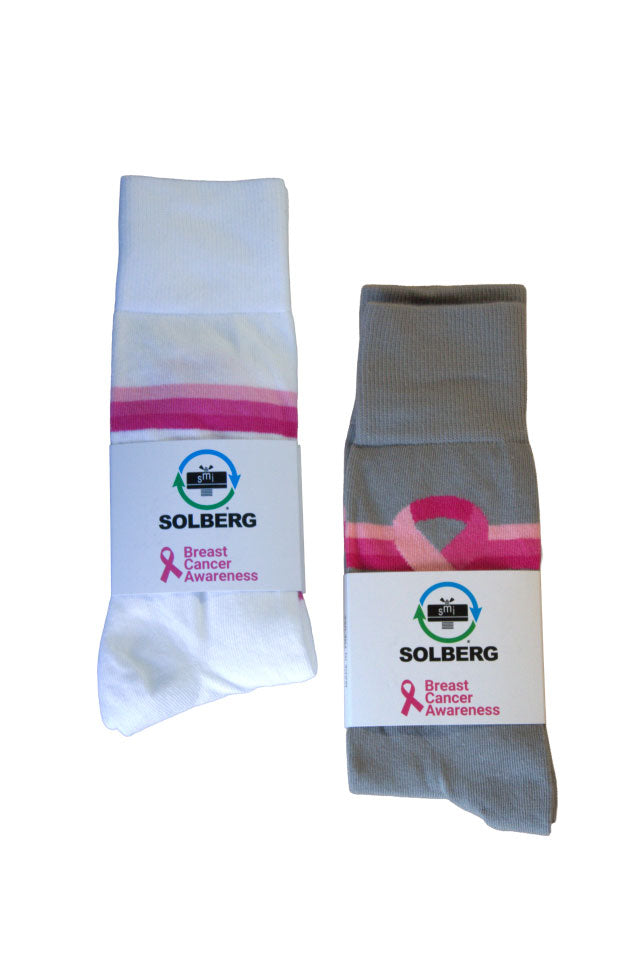 Solberg Breast Cancer Awareness Socks