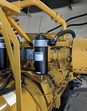 Crankcase Ventilation Retrofit for Biogas Engines: CAT C3516