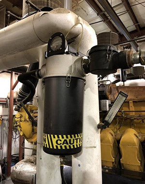Crankcase Ventilation for Water Treatment Facility: CAT G3520C