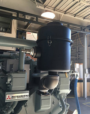 Crankcase Ventilation for Marine Diesel Engines: Mitsubishi SR16-Y3MPTAW