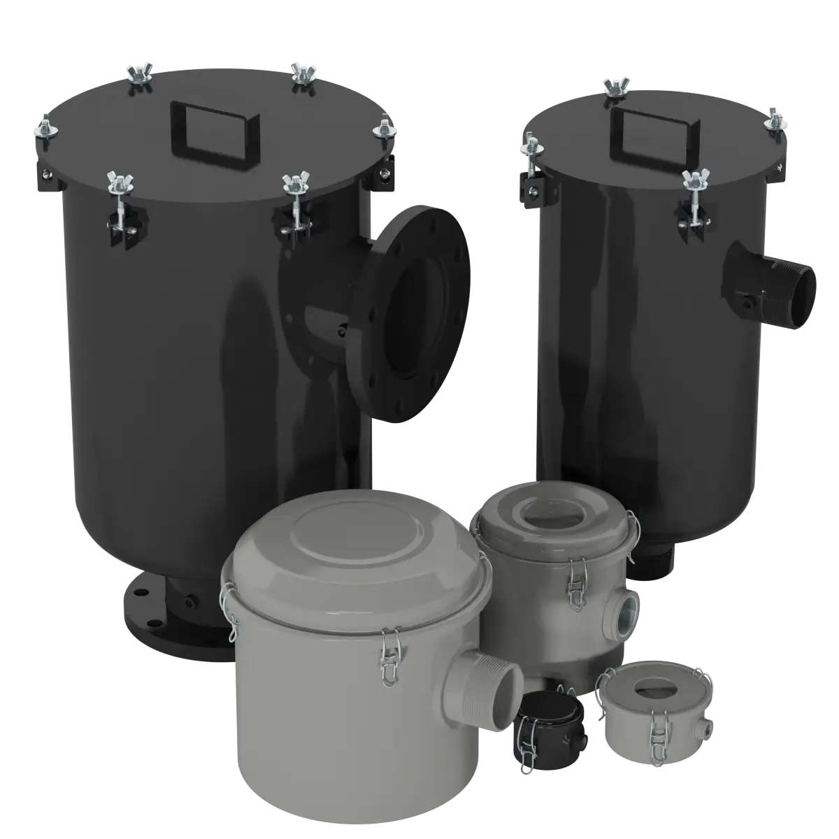 CSL Series: Right Angle Inlet Vacuum Filters